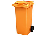 Мусорный контейнер 120 л (оранжевый) Мусорный контейнер 120 л (оранжевый)