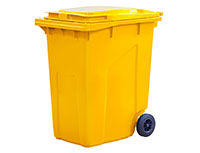 Мусорный контейнер 360 л (желтый) Мусорный контейнер 360 л (желтый)