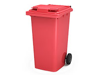 Мусорный контейнер 240 л (красный) Мусорный контейнер 240 л (красный)