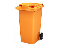 Мусорный бак 240 л (оранжевый) Мусорный бак 240 л (оранжевый)