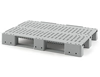 Усиленный перфорированный поддон на 3-x полозьях 1200x800x150 Усиленный перфорированный поддон на 3-x полозьях 1200x800x150